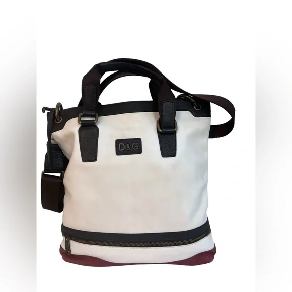 D&G unisex leather top handle tote bag - Picture 3 of 10